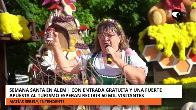 Semana Santa en Alem Con entrada gratis esperan recibir 60 mil visitantes