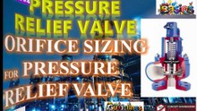 L06- Orifice Size Calculation for Liquid Vapor Gas & Steam | Sizing Relief Valve