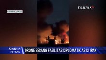 Drone Serang Fasilitas Diplomatik AS di Irak, Kelompok Militan Pro-Iran Mengaku Bertanggungjawab