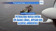 Alerta ambiental: navio russo à deriva entra em águas líbias
