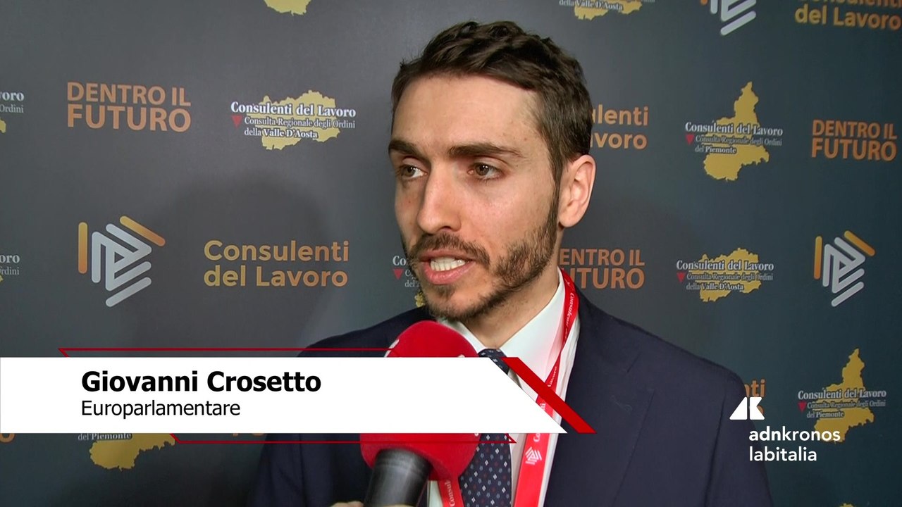 Consulenti lavoro: Crosetto (parlamentare) "Insieme per accorciare le distanze con l'Europa"