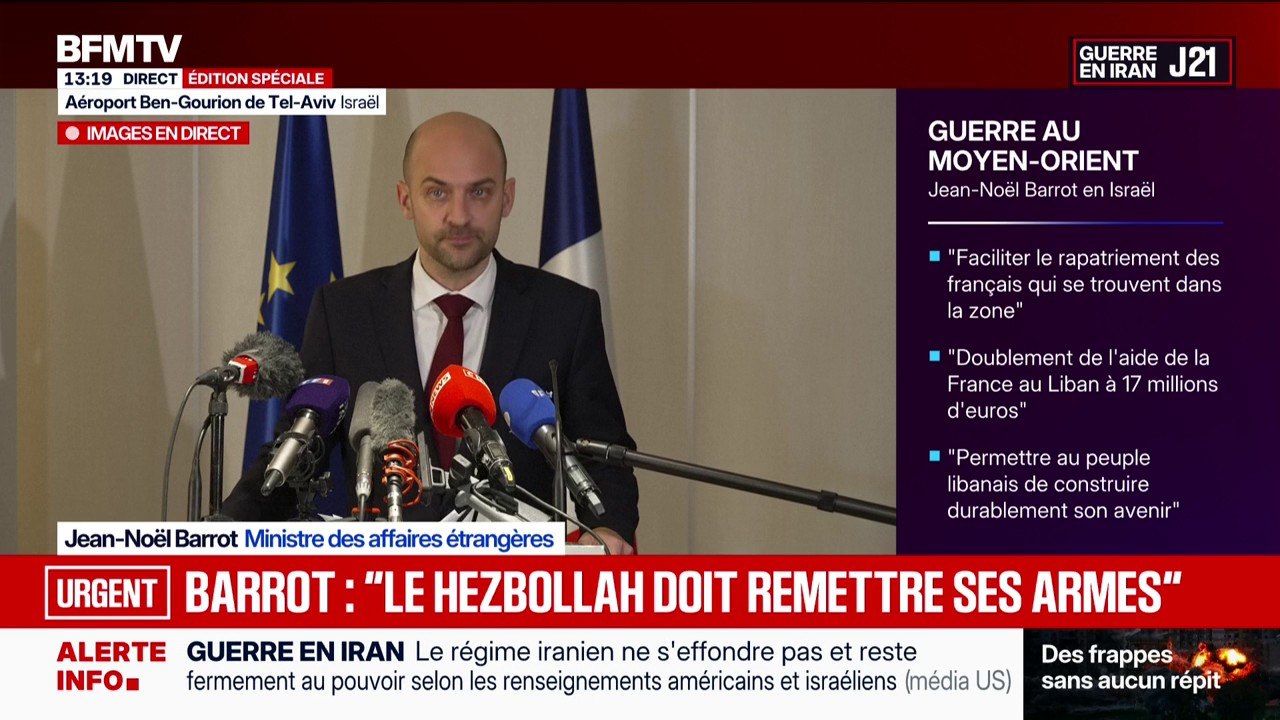 Guerre au Moyen-Orient: "Il n'y a pas de sortie de crise de court terme évidente à la confrontation régionale en cours", reconnaît Jean-Noël Barrot