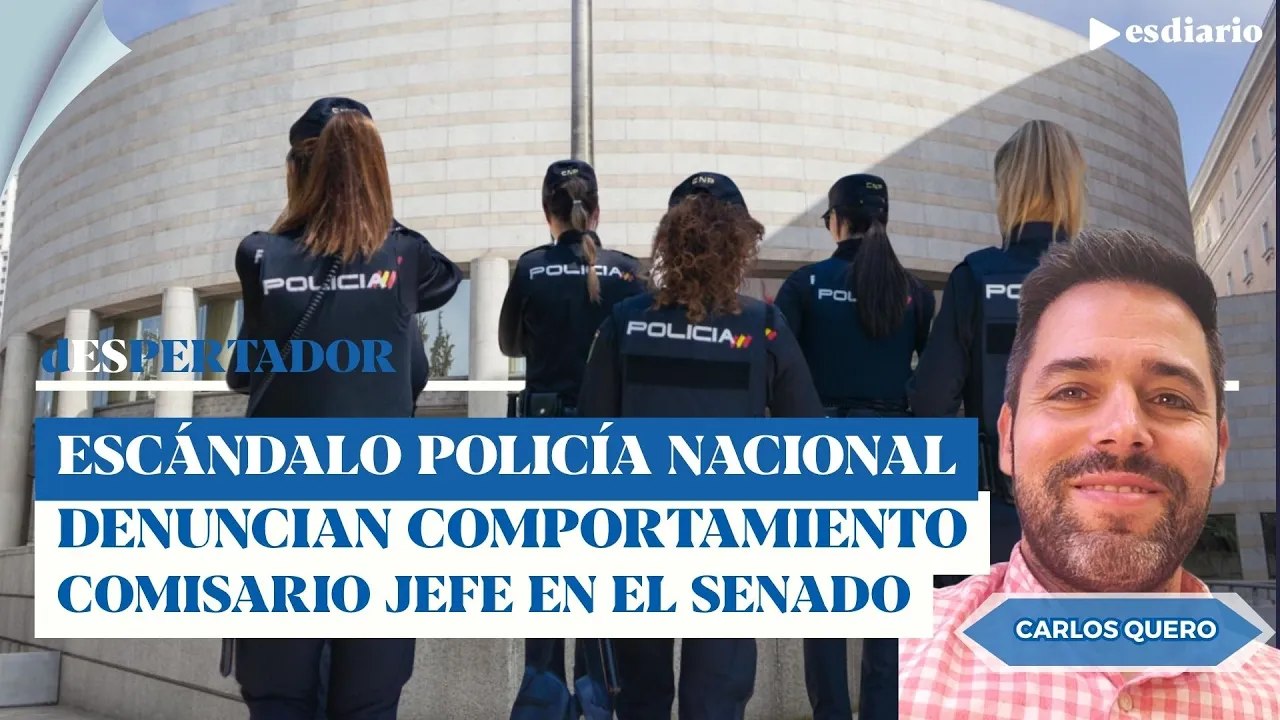 Nuevo escándalo en la Policía Nacional: denuncian el comportamiento del comisario jefe en el Senado