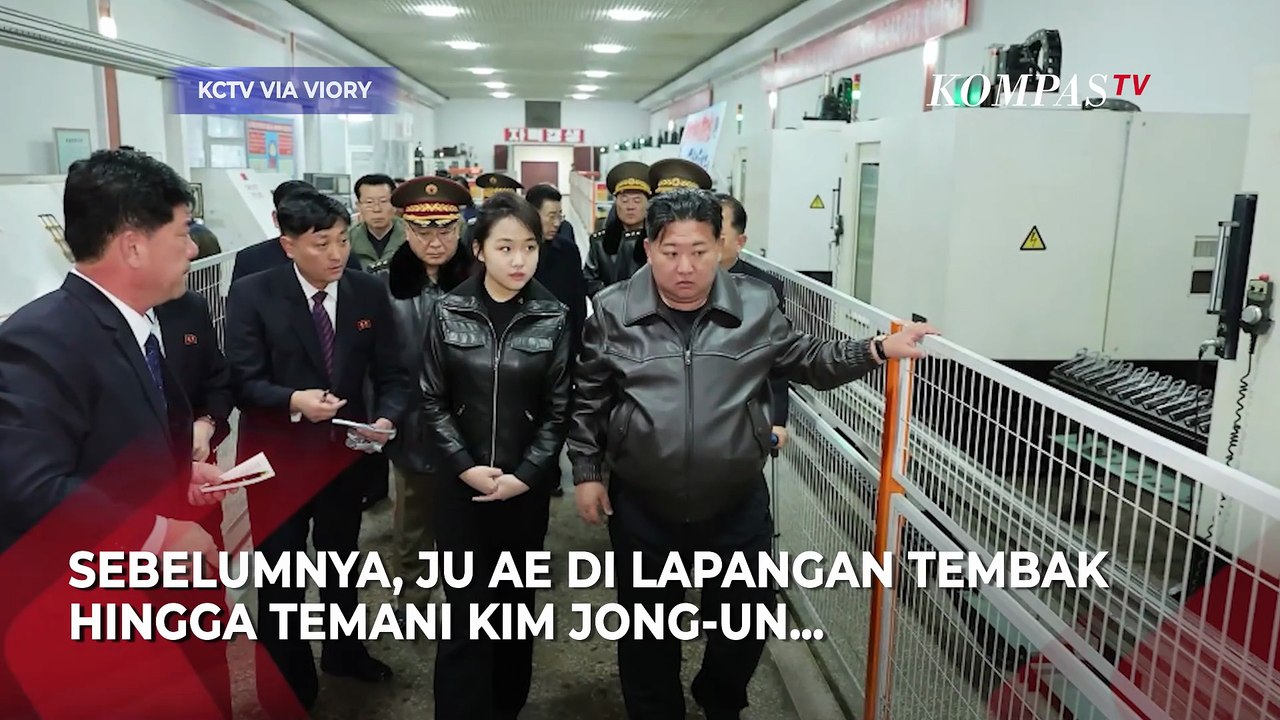 Gaya Santai Kim Jong-un Dampingi Putrinya Ju Ae Jajal Tank Tempur