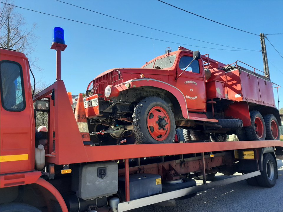 Yvelines : le camion de pompiers de Sonchamp s’apprête à vivre une troisième vie