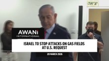 Israel to stop attacks on Iran gas fields at U.S. request