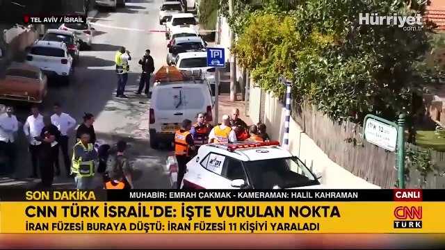 İran füzesi Tel Aviv'e düştü! İşte vurulan o nokta
