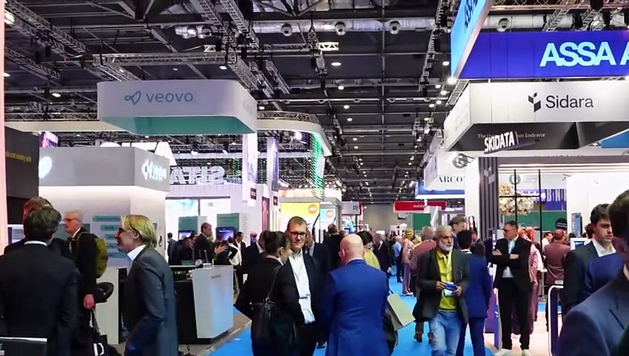 Deutscher Pavillion auf Weltmesse der Flughafenindustrie