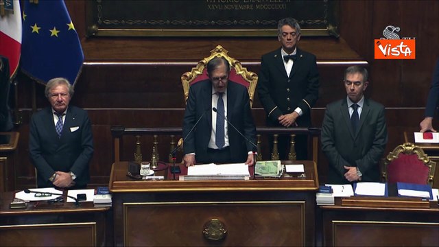 Addio a Umberto Bossi, il minuto di silenzio in Senato per il fondatore della Lega Nord