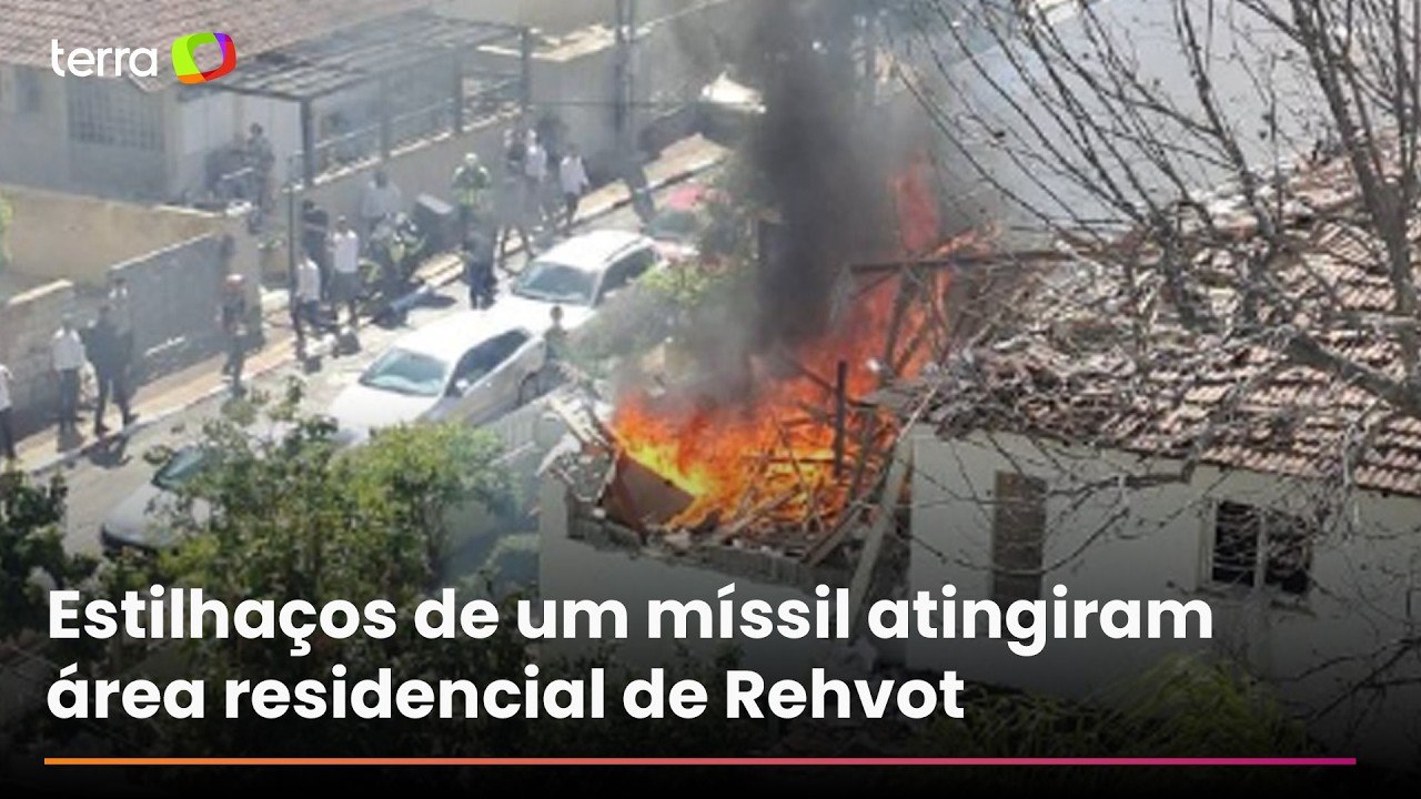Israel é alvo de ataques aéreos de Irã e Hezbollah com lançamento de mísseis