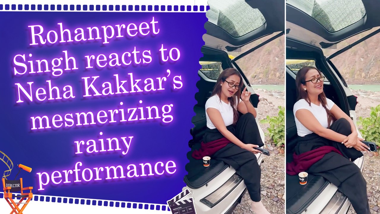 Neha Kakkar sings “Tumse Behtar” from her car trunk with breathtaking view in background