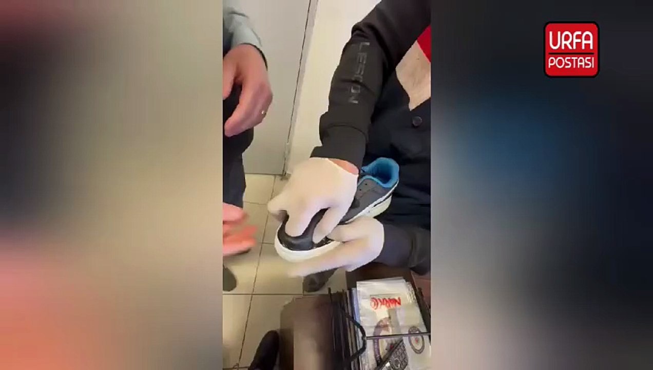 Şanlıurfa'da narkotik operasyonu: Uyuşturucuyu ayakkabı tabanına gizlemişler!