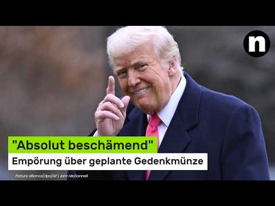 Donald Trump: 'Absolut beschämend' - Empörung über geplante Gedenkmünze