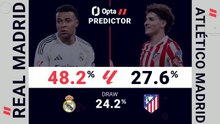 Real Madrid v Atletico Madrid - Opta Predictor