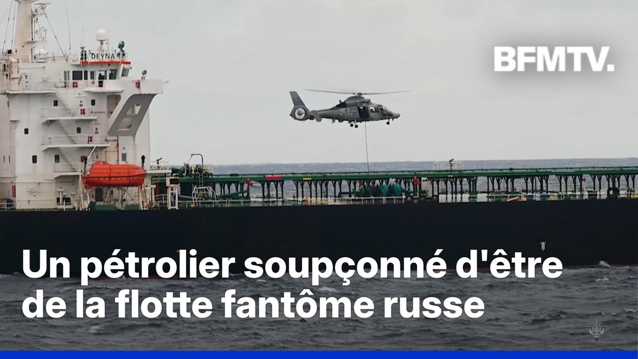 Un pétrolier-cargo soupçonné de faux pavillon et d'appartenir à la flotte fantôme russe intercepté en Méditerranée