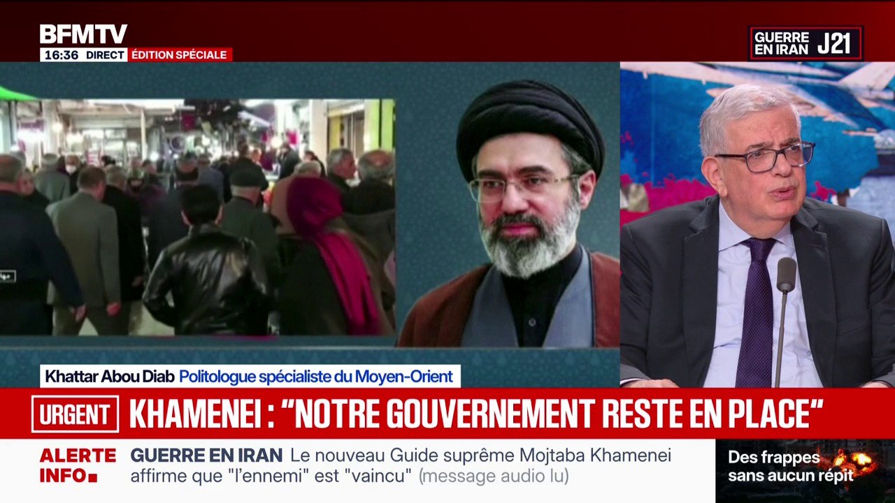 “Le risque d’anarchie en Iran est grand s’il n’y a pas de changement de régime”, observe Khattar Abou Diab, politologue spécialiste du Moyen-Orient