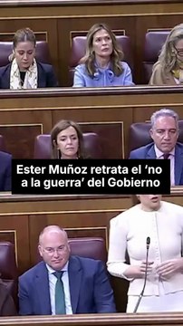 Ester Muñoz llama a Pedro Sánchez “Mr. Wonderful” y acusa al Gobierno de ”hipócritas y cobardes”.