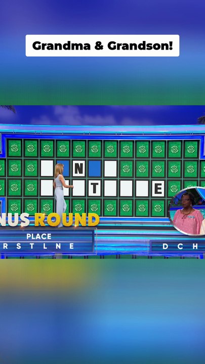 Pat Sajak Reacts as Retta & Julian Tackle Bonus Round on Wheel of Fortune