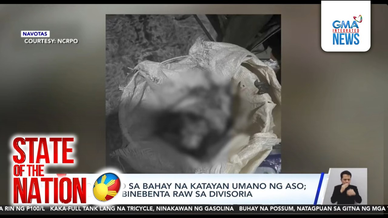 3 arestado sa bahay na katayan umano ng aso; Dog meat binebenta raw sa Divisoria | SONA