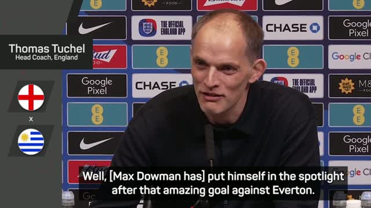 Tuchel hints Arsenal starlet Dowman is 'in the mix' for World Cup squad