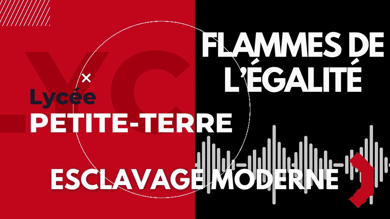 Flamme de l'égalité - esclavage moderne