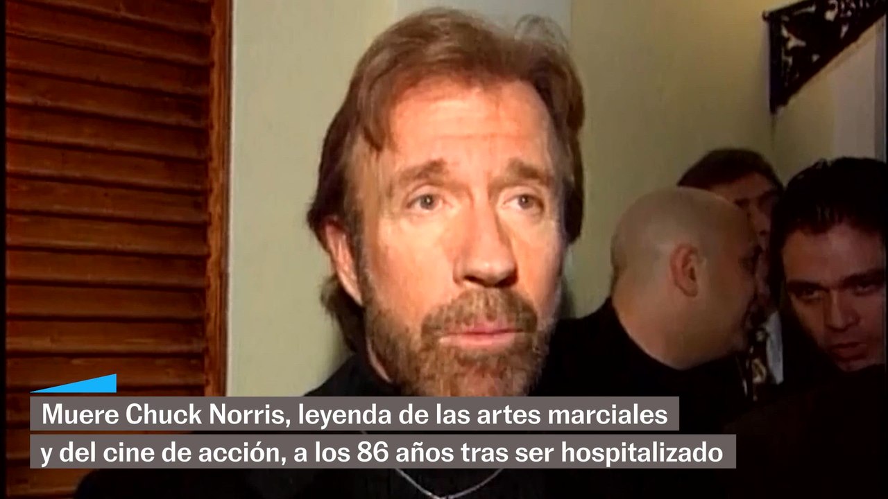 Muere Chuck Norris, leyenda del cine de acción y artes marciales