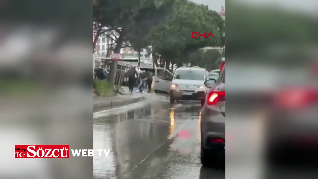 Maltepe'de trafikte araçtan inerek yayalara saldıran 2 şüpheliye 360 bin lira ceza