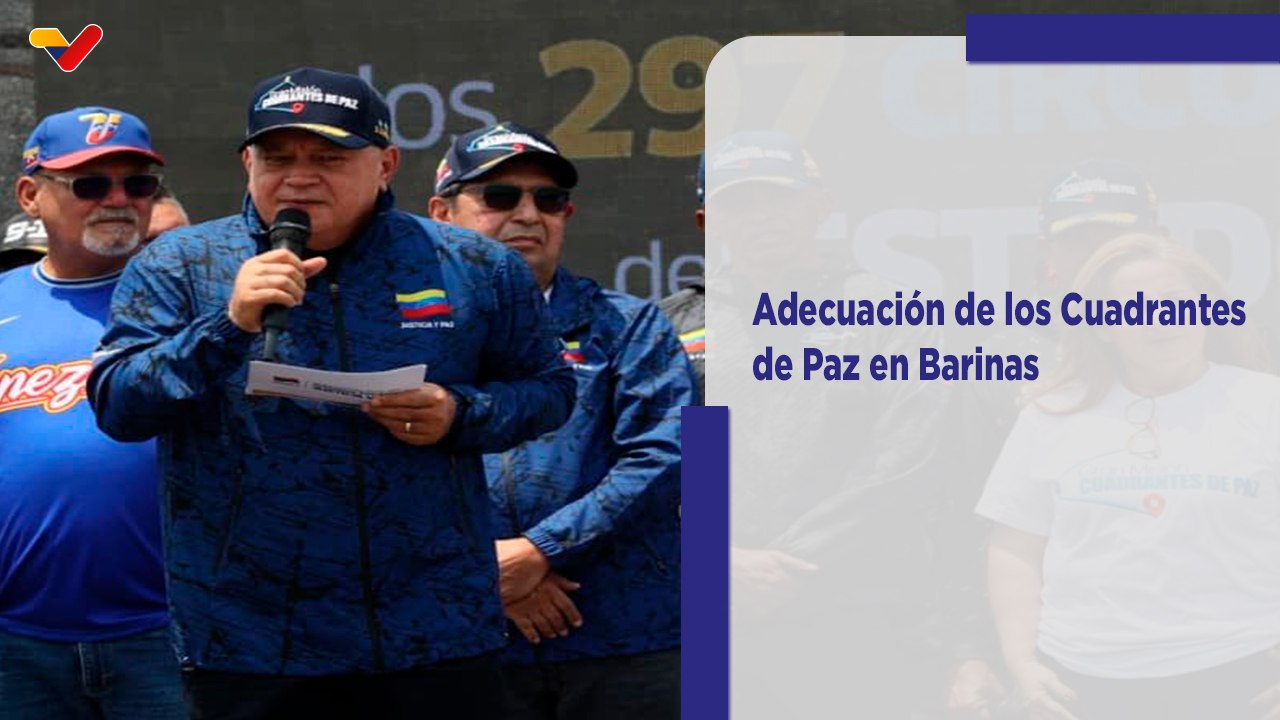 Autoridades lideran adecuación de los Cuadrantes de Paz en el estado Barinas