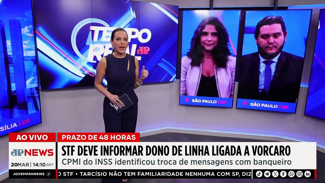 Caso Master: STF deve informar dono de telefone que trocou mensagens com Vorcaro | TEMPO REAL