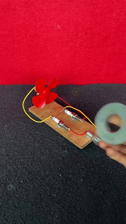 12v free energy from two spark and magnetic