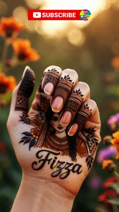 ✨ Comment Your Name | stylish mehndi designs | simple mehandi design #shorts #viralshorts #mehandi