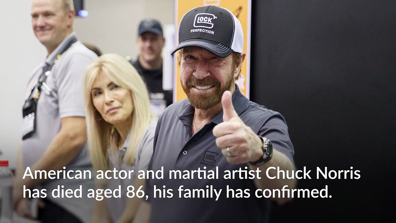 American actor and martial artist Chuck Norris dies aged 86