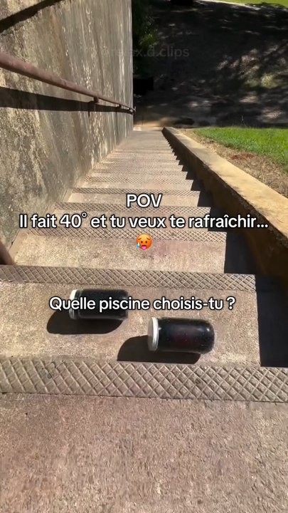 Il fait 40°… quelle piscine choisis-tu ?