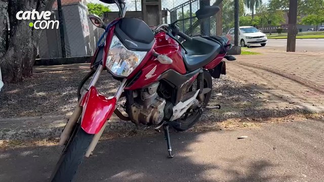 Motociclista fica ferido após queda na Avenida Tancredo Neves em Cascavel