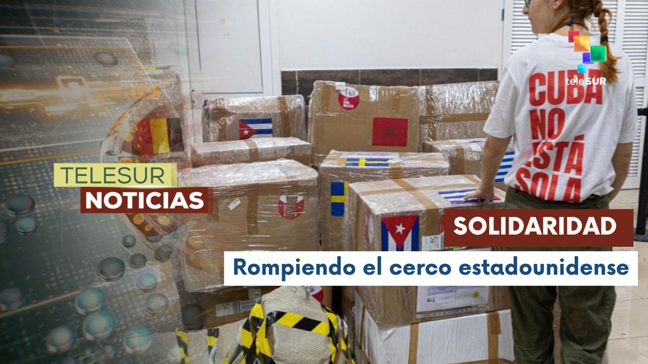 Convoy Nuestra América parte de Miami hacia Cuba en rechazo al bloqueo