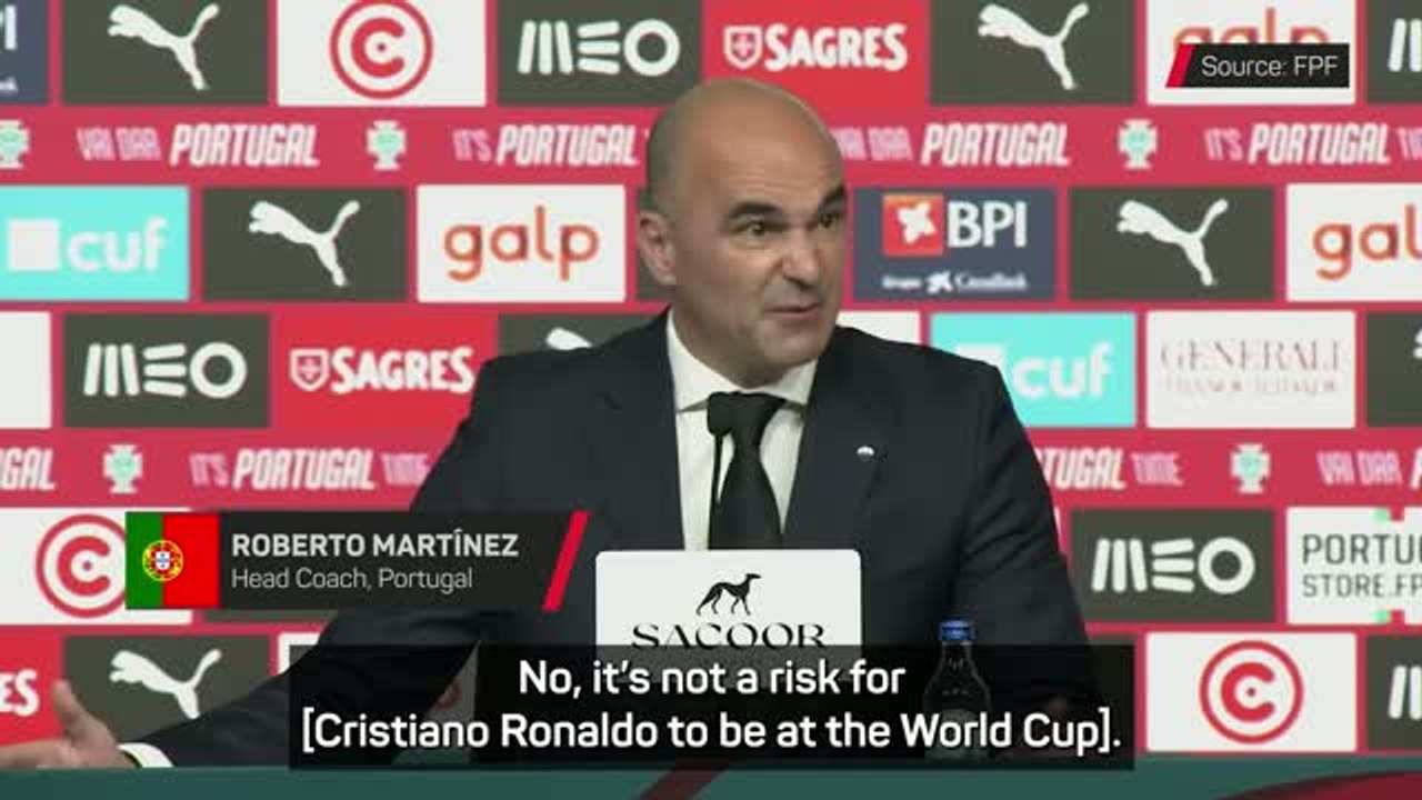 Ronaldo injury 'not a risk' for World Cup - Martinez