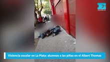 Violencia escolar en La Plata alumnas a las piñas en el Albert Thomas