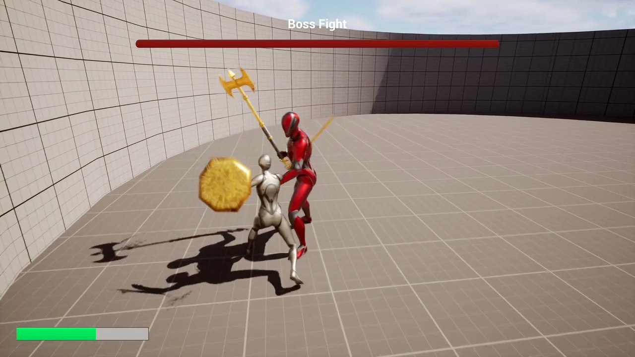 Unreal engine AI boss fight practice