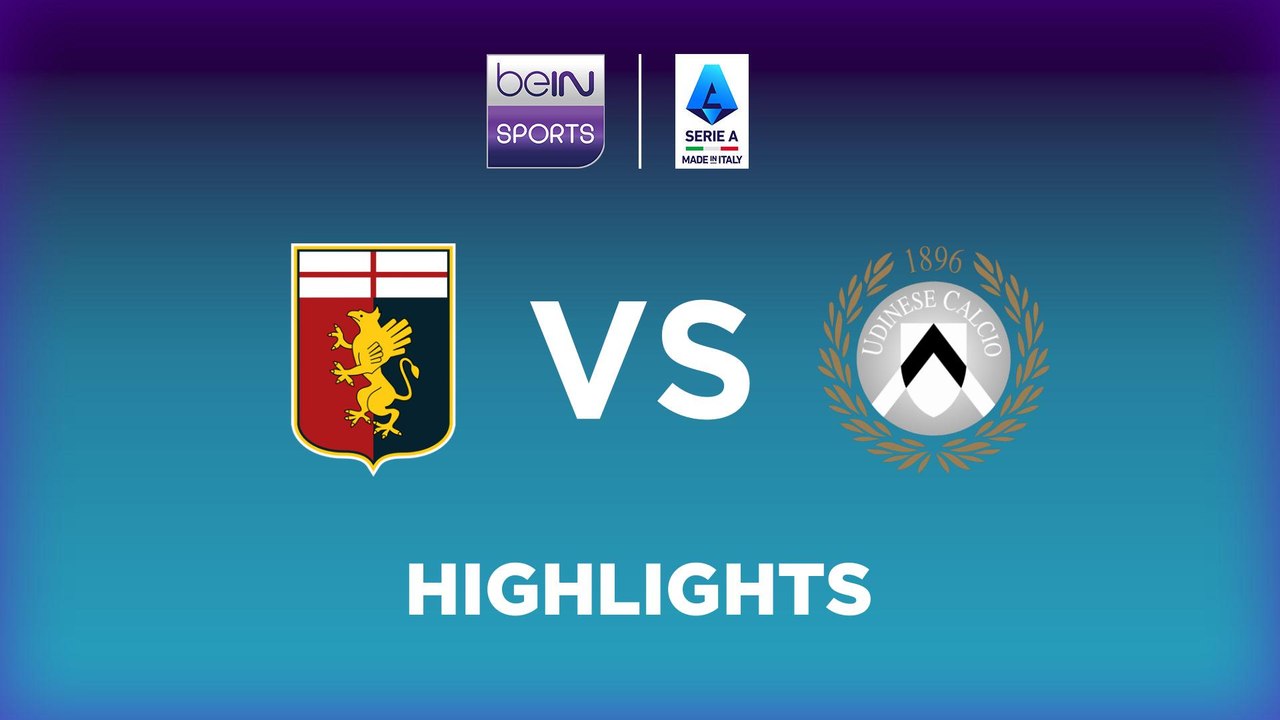 Genoa vs. Udinese - Game Highlights