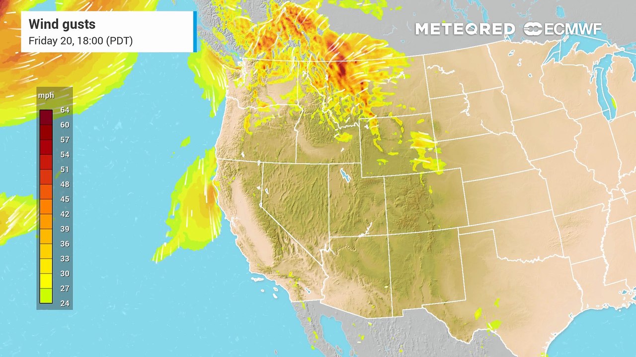 Windy Conditions Across Western U.S.