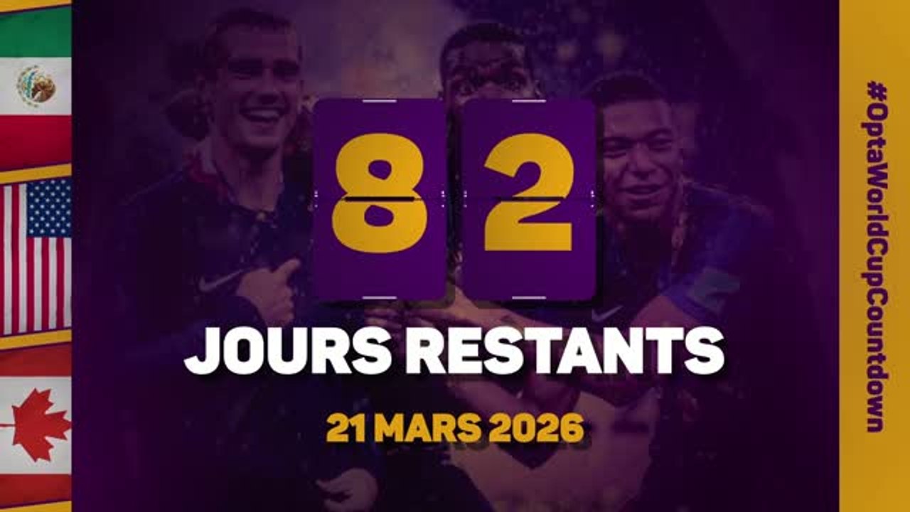 Le décompte d’Opta - J-82 avant la Coupe du monde