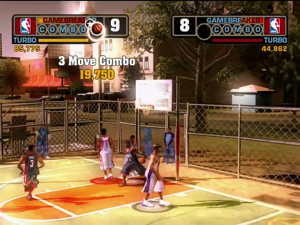 NBA Street V3 online multiplayer - ps2