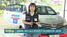 Lengang! Pantauan Arus Lalu Lintas Gerbang Tol Kalikangkung di Hari Pertama Lebaran | KOMPAS SIANG