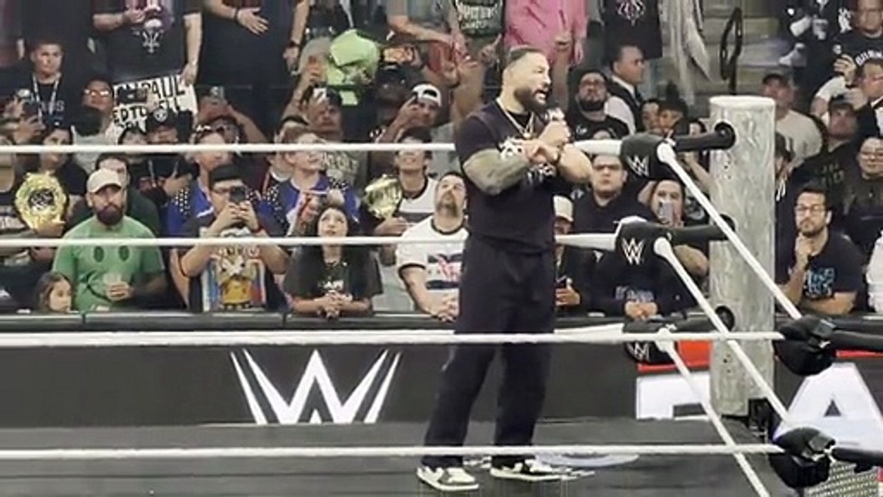 Unseen Footage of Roman Reigns Off Air after WWE Raw 3/16/2026