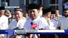 Hangat! Momen Prabowo Salat Idulfitri di Aceh Tamiang, Sapa dan Salami Warga | KOMPAS SIANG