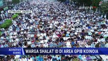 14 Ribu Jemaah Salat Idulfitri di Area GPIB Koiononia, Jadi Tradisi Sejak 30 Tahun Lalu