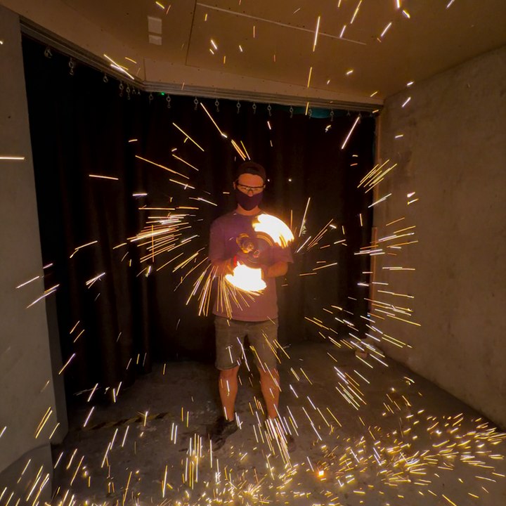 DIY FIRE SPINNING With Steel Wool! ✨🔥