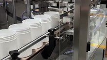 Looking for a double-headed capping machine for square cans with round lids.