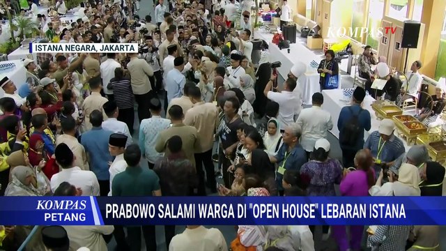 Hangat! Momen Prabowo Sambut SBY dan Keluarga Halalbihalal Lebaran di Istana