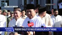 Beda Kota! Momen  Prabowo Salat Idulfitri di Aceh Tamiang, Gibran di Masjid Istiqlal Jakarta